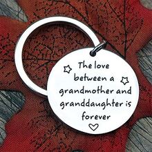 母親節生日鑰匙鏈禮物適用於奶奶,鑰匙圈禮品() - 銀色 - 查看 2