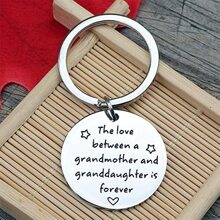母親節生日鑰匙鏈禮物適用於奶奶,鑰匙圈禮品() - 銀色 - 查看 1