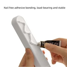 Clothes Hanger Storage Artifact Balcony Foldable Perforated Home Sorting Rack Space Clothes Hanging and Clamping Shelves - Multicolor - View 8