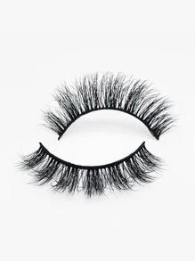 1 Cặp/gói Lông Mi Giả Lông Mi Chồn Kiểu Mắt Mèo Dài 15mm 8D Dải Lông Mi Giả Foxy Eye Lifting Look Mở Rộng Dải Lông Mi Đầy Đủ Để Kéo Dài Và Làm Dày Góc Ngoài Mắt Của Bạn Để Trang Điểm Làm Đẹp - màu đen - Xem 5