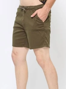 Men Shorts - xanh quân đội - Xem 3