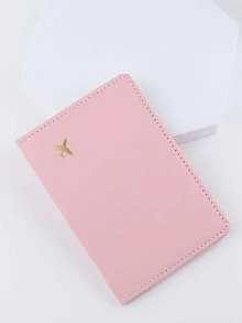 2 piezas nuevas bolsa de viaje funda protectora para pasaporte Clip para pasaporte funda para pasaporte y tarjetas tarjetero - Rosa - Ver 2