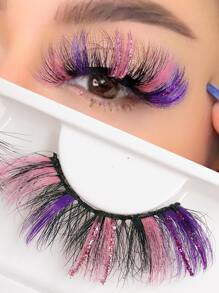1 cặp lông mi giả cực dài - Nhiều màu - Xem 1