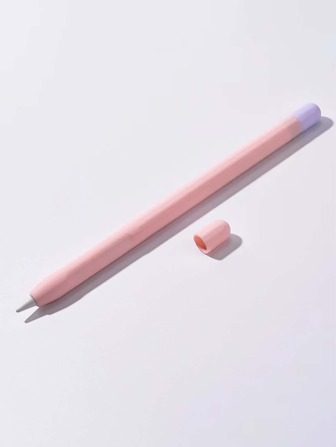 1個矽膠彩色馬卡龍筆帽套,可容納兩支筆