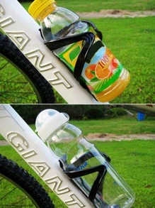 Bicycle Mountain Bike Water Bottle Holder, Durable, Lightweight And Easy To Install, Suitable For All Types Of Bicycles, Securely Holds Water Bottles And Drinks, Cycling Accessory, Available In Single Or Double Pack - Black - View 3