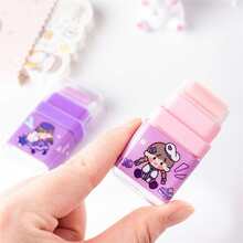 2pcs Berry Cake Shaped Cartoon Roller Erasers For Students' Stationery - Multicolor - View 2