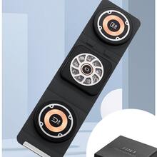 15瓦可折疊3合1無線充電器,適用於iphone/apple Watch/airpods - 黑色 - 查看 3