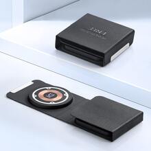 15瓦可折疊3合1無線充電器,適用於iphone/apple Watch/airpods - 黑色 - 查看 2