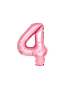 32-Inch American-Style Aluminum Film Number Balloon For Birthday Party Decoration, Christmas - Pink - View 9