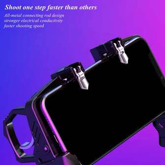 适用于 Android 的控制器游戏手柄操纵杆、触发按钮、适用于手机游戏的多功能游戏配件