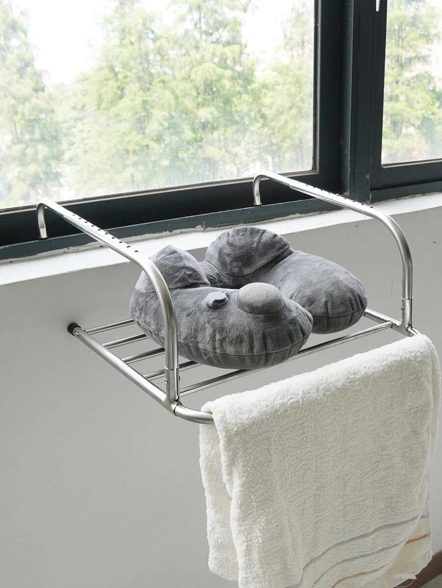 1 pieza Tendedero retráctil de acero inoxidable, tendedero de acero inoxidable minimalista para el hogar, accesorios de baño, herramientas de baño