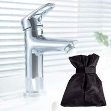 1pc Winter Waterproof Outdoor Faucet Cover Outside Garden Faucet Freeze Protection Sock Reusable Tap Protector - Black - View 4