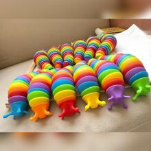 減壓毛毛蟲玩具，適用於泳池遊戲，游泳派對 - 彩色 - 查看 1