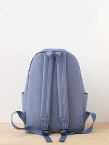 de moda con dibujos animados conejo decorado instalaciones Mochila 4 piezas Set - Azul - Ver 2