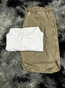 Men Two-piece Outfits - 白色 - 查看 1