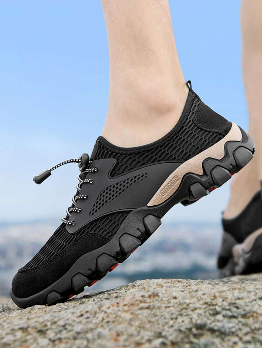男士休閒涉水鞋,輕便透氣登山鞋,防滑和耐磨戶外運動鞋,大碼鞋適合男士在美國11.5,12,12.5