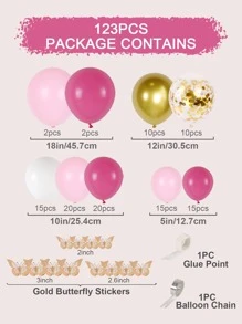 123pcs Decorative Balloon Arch Kit - Multicolor - View 4