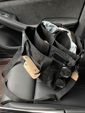 Lätt, Business Casual Commute Multi-pocket tygväska för tonårsflickor Kvinnliga högskolestudenter, nybörjare och tjänstemän Perfekt för kontor, högskola, arbete, affärer, pendling, utomhus, resor, utflykter, skolväska, stor kapacitet, bärbar, För tonårsflickor Kvinnliga högskolestudenter, perfekt för kontor, högskola, mitten Skola, gymnasieskola, arbete, företag, pendla, kontor, stor skolväska, flera fack, perfekt för strand, skola, arbete och daglig användning