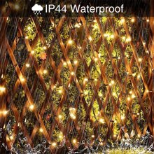 JMEXSUSS 66ft 200 LED Christmas Lights Indoor Outdoor, Warm White Christmas Lights Green Wire, 8 Modes Twinkle String Lights Plug In For Outside Tree Bedroom Wedding Party Christmas Home Decorations - 暖白 - 查看 3