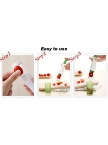 1pc Creative Fruit Slicer For Grapes And Tomatoes, Kitchen Gadget (Random Color) - Multicolor - View 5