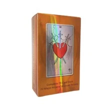 熱銷鐳射騎士78入組塔羅牌適用於占卜個人使用塔羅牌全英文版本適合女士女孩棋盤遊戲 - 香檳色 - 查看 1