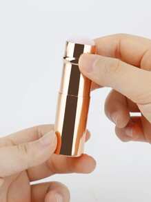 RANCAI 1 cọ trang điểm Kabuki có thể thu gọn, cọ má hồng du lịch, cọ phấn phủ, kem nền và kem chống nắng cầm tay có nắp đậy dùng cho má hồng, phấn tạo khối, tán phấn, bắt sáng, tạo lớp trang điểm hoàn hảo, cọ nền, cọ che khuyết điểm, cọ má hồng, cọ tạo khối, cọ má hồng, cọ phấn phủ, cọ nền, cọ má hồng, quà tặng. - Hoa hồng vàng - Xem 7