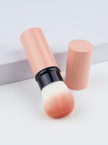 RANCAI Mini Có thể thu vào Kịch ca múa Bàn chải trang điểm Bột Đỏ mặt Cọ phấn phủ Nhỏ bé Du lịch Bàn chải trang điểm Với Che phủ Công cụ trang điểm Đối với Phấn phủ dạng bột Kem Hoặc Chất lỏng Mỹ phẩm - Hồng - Xem 5