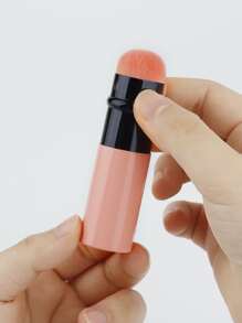 RANCAI Mini Có thể thu vào Kịch ca múa Bàn chải trang điểm Bột Đỏ mặt Cọ phấn phủ Nhỏ bé Du lịch Bàn chải trang điểm Với Che phủ Công cụ trang điểm Đối với Phấn phủ dạng bột Kem Hoặc Chất lỏng Mỹ phẩm - Hồng - Xem 6