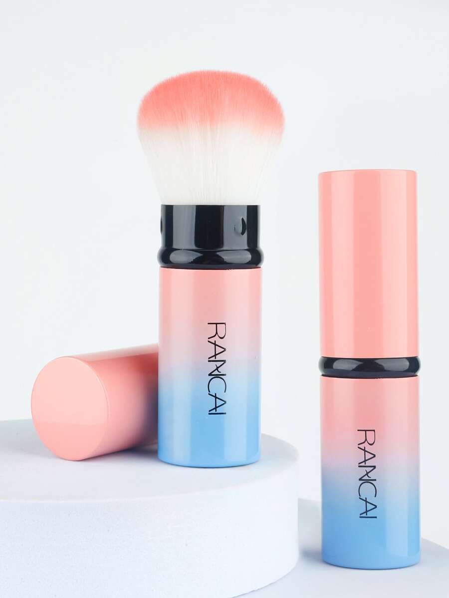 RANCAI 1支可伸缩腮红刷，便携式旅行化妆粉刷 - 紫色，粉底刷，遮瑕刷，腮红刷，修容刷，腮红刷，古铜粉刷，散粉刷，粉底刷，腮红刷，赠品 - 彩色 - 查看 1