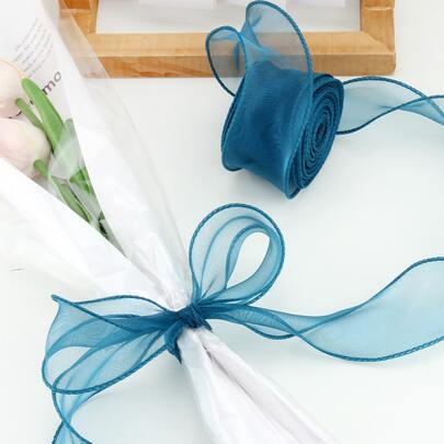 1 Cuộn Ruy Băng Viền Ren 9m Cho Việc Cắm Hoa, Gói Quà, Đám Cưới, Lễ Hội, Trang Trí Tiệc, Giáng Sinh