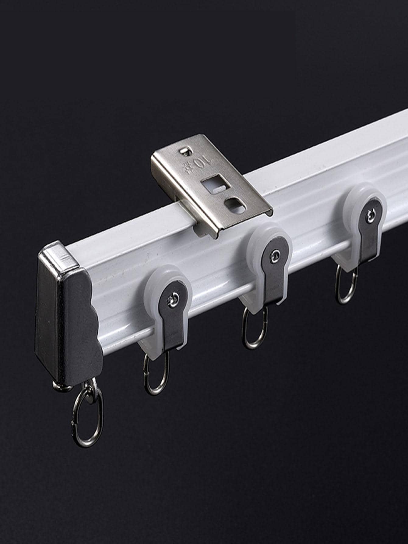 Stainless Steel Middle Bent Roller Electric Curtain Rail Roller Hook ...