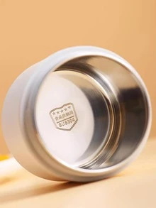 1入組不銹鋼湯馬克早餐杯子絕緣飯盒 - 白色 - 查看 4