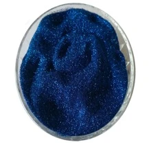 10g Y2K 全息指甲闪光粉 0.2 毫米激光深蓝色金色铬颜料粉适用于凝胶抛光指甲 DIY 指甲饰品指甲宝石指甲用品 - 藏蓝色 - 查看 2