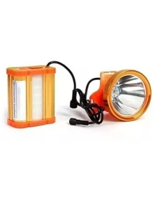 La Bestia Grande Led Rechargeable Mining Lamp - Orange - View 2