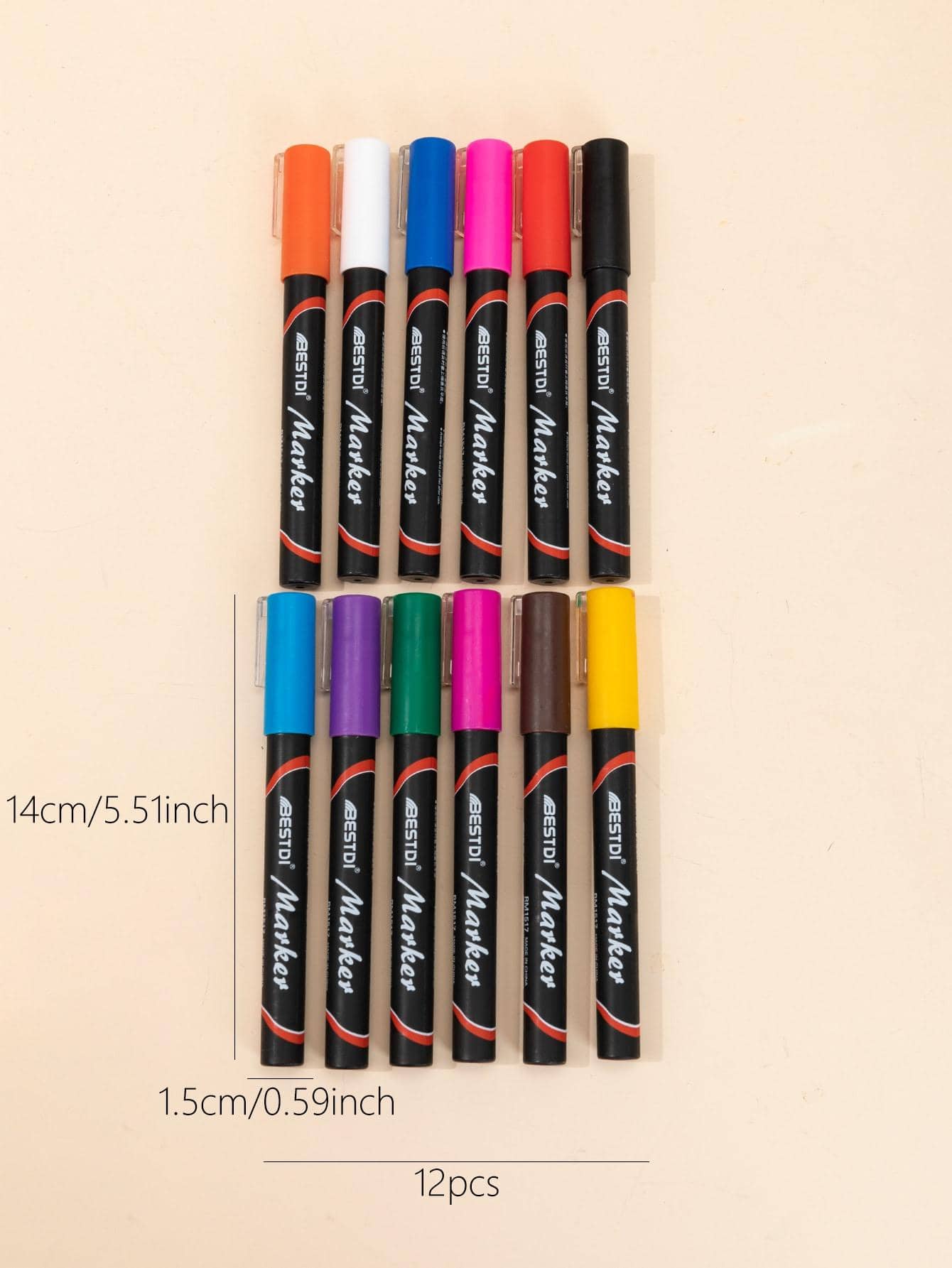 Kit De 10 Stylos Acryliques Panduro - Marqueurs Multisurfaces - Set Seven Seas - Idéal Débutants & Artistes