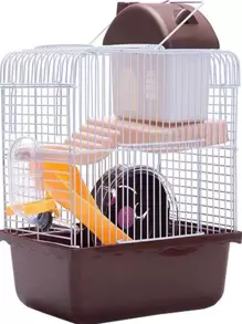 Jaula Para Hámster - Marrón - Ver 1