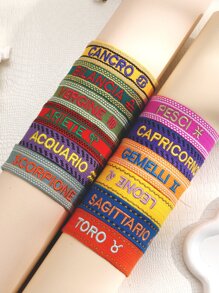 1 pieza bohemio constelaciones novia con fleco costura mano cuerda - Multicolor - Ver 1