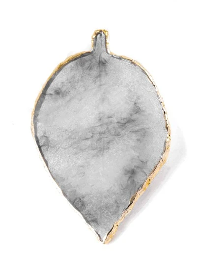 1入組樹葉形狀藝術擺件