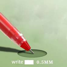 10 piezas Pluma de gel simple - Rojo - Ver 6