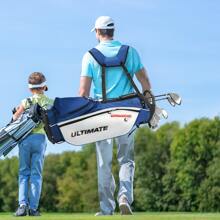 Men's Complete Golf Clubs Package Set 10 Pieces Includes Alloy Driver - Blue - View 5