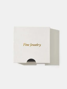 1入組簡約風基本款風格獨特&時尚極簡風格設計S925銀&方晶鋯石石頭裝飾的手環適合女士,塗層帶14K鍍金,合適的適用於日常穿著或者作為禮品 - 金色 - 查看 6