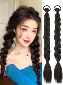 Xương cá Bím tóc Phần mở rộng tóc đuôi ngựa - màu đen - Xem 1