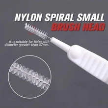 20pcs Mini Shower Cleaning Brush Shower Head Anti-clogging Nylon Brush Computer Keyboard Cleaner Phone Hole Dust Cleaning Tool - White - View 9