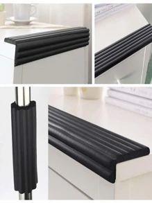 Edge Protection Strip, Multi-functional Childproofing Table Corner Guard Baby Thick Safety Bumper Strip With Adhesive, Suitable For Sharp Table Edge - Black - View 1