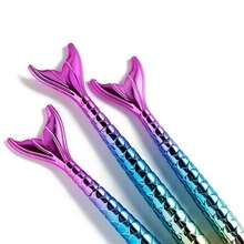 4pcs/set Mermaid Design Multifunctional Neutral Pen For Students, Office, And Test Takers - Multicolor - View 3