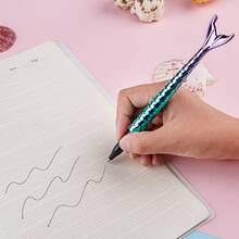 4pcs/set Mermaid Design Multifunctional Neutral Pen For Students, Office, And Test Takers - Multicolor - View 6