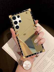 Ốp điện thoại hình chữ nhật màu trơn, chống sốc, thời trang, tương thích với iPhone 17 Pro Max/17 Air/14 Pro Max/16/16 Plus/16 Pro/16 Pro Max/7 Pro/8 Plus/XR/XS Max/11/11 Pro/11 Pro Max/12/12 Pro/12 Pro Max/13/13 Pro/13 Pro Max/14/14 Pro/14 Plus/14 Pro Max/15/15 Pro/15 Plus/15 Pro Max và Galaxy S25 FE/A17/A07/S25 Ultra. Màu sắc của ốp sẽ khác nhau dưới các điều kiện ánh sáng khác nhau, và bề mặt họa tiết được phủ một lớp màng bảo vệ. Phiên bản quốc tế, không phải phiên bản nội địa. - Vàng - Xem 2