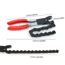 1入組車排氣管子切片機工具,排氣和切片機鏈條排氣切片機工具管子切片機,排氣衣架移動鉗適用於切割和拆卸的排氣 - 紅色 - 查看 2