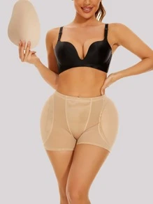 Butt Lifting & Shaping Panties, Padded Buttocks Shapewear For Women - Apricot - View 4