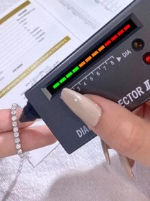 Newsoul 1入組魅力925純銀滿鑲4.4CT莫桑石鑽石手鐲，適用於女士珠寶，女友禮物，永恆承諾，婚禮鏈手鐲，婚禮珠寶，鑽石手鐲